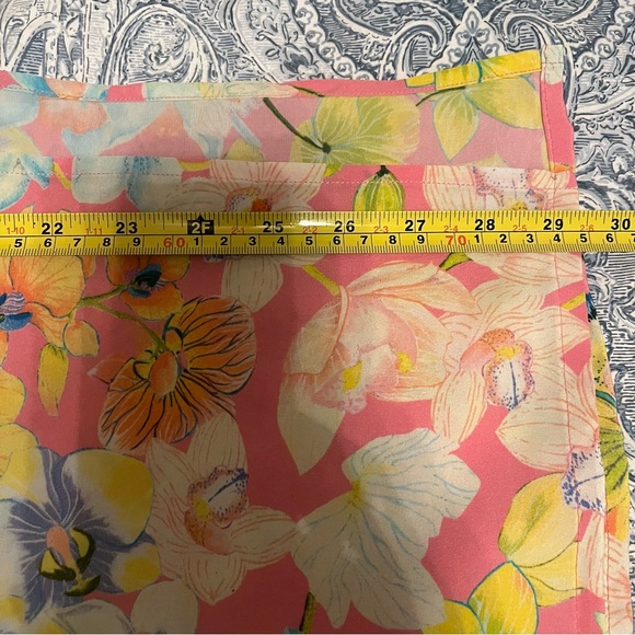 LA FUORI 100% Silk Floral Skirt NWOT - Picture 12 of 15